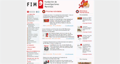 Desktop Screenshot of fim.org.es